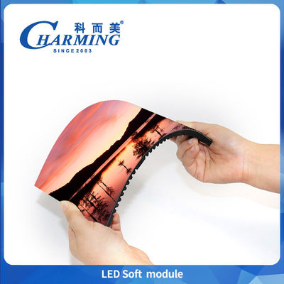 Module souple LED Écran LED Taux de rafraîchissement élevé Affichage lumineux anti-ambiant Personnalisable Flexible