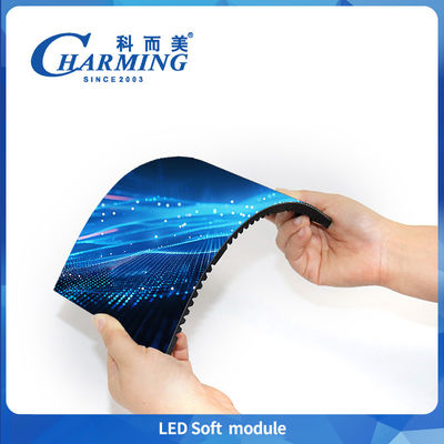 Module souple LED intérieur RGB P3 P3.076 P4 Splicing sans couture à contraste élevé pour écran en spirale