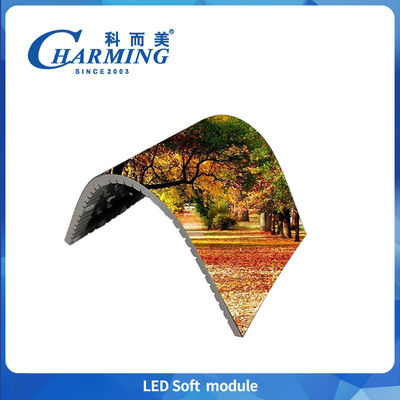 Module souple LED P3 3Mm Tableau d'affichage couleur entière intérieure Mur vidéo incurvé Écran LED flexible pour la publicité