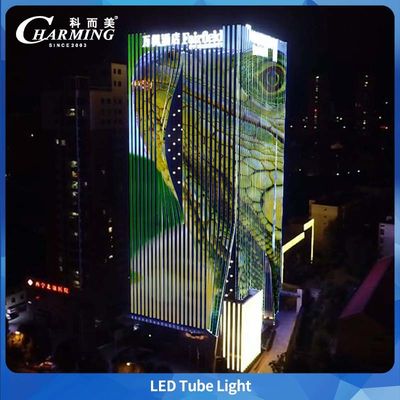 U38 Lumière à tubes à LED en alliage d'aluminium RGB DC24V SPI Contrôle pour bâtiment