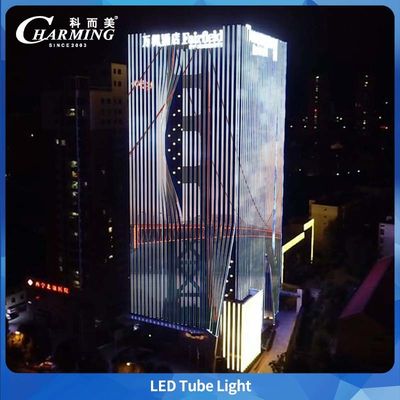 Tube lumineux LED RGBW U30 en alliage d'aluminium + PC DMX pour pont extérieur