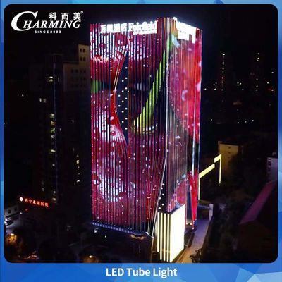 1000/500x40.5x30.5mm tube plein couleur lumière IP66 et facile entretien peut connecter la conception de la ligne pour le pont de bâtiment extérieur