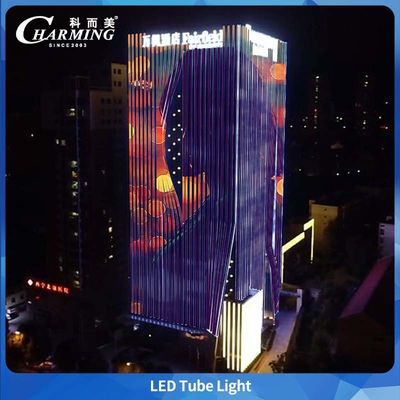 Charmant 24w 0,5/1m Aminal vidéo RGB LED tube éclairage pour la façade du bâtiment