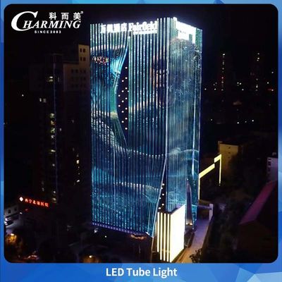 Charmant 24w 0,5/1m Aminal vidéo RGB LED tube éclairage pour la façade du bâtiment