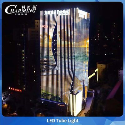 Matériau d'aluminium SMD5050 IP65 extérieur étanche à l'eau LED tube lumière pour le contour de grand bâtiment commercial