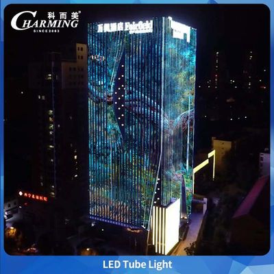 Lumière de tube LED résistant à l'eau en aluminium SMD5050 IP65 extérieur pour grand bâtiment commercial