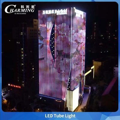 IP65 Économie d'énergie extérieure RGB LED Tube Light pour la décoration de bâtiments avec couverture UV-PC