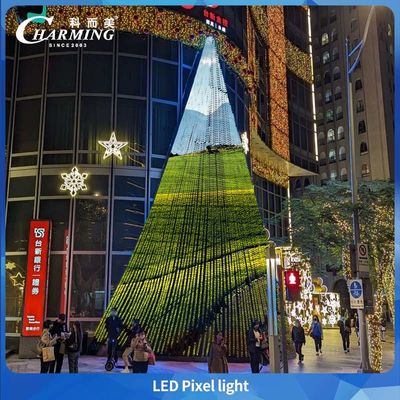 Charmante lumière LED pixel avec reprise de point d'arrêt RGB pouvant atteindre un angle de 180° pour l'éclairage architectural des bâtiments