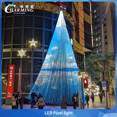 Charmante lumière LED pixel avec reprise de point d'arrêt RGB pouvant atteindre un angle de 180° pour l'éclairage architectural des bâtiments