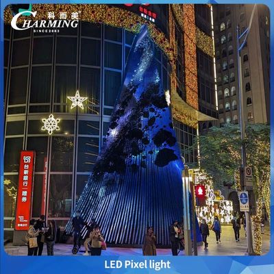 Lumière LED pixel pour sapin de Noël étanche extérieur IP65 RGB SMD3535, éclairage de façade