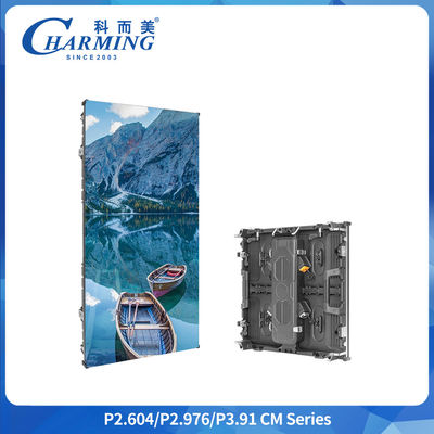 P3.91 Affichage vidéo LED de 500x1000 mm en alliage d'aluminium