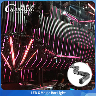 Barre LED Magique Flexible et Extensible RVB Pleine Couleur pour Salles de Spectacle