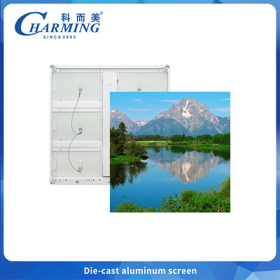 P6.66 Location d'affichage extérieur à LED avec splicing d'arc et haute luminosité plus de 6000 Cd/m2 résistant à la corrosion