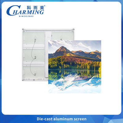 Dernier écran LED extérieur P10 à arc avec contraste élevé et splicing d'angle à 90°, IP65