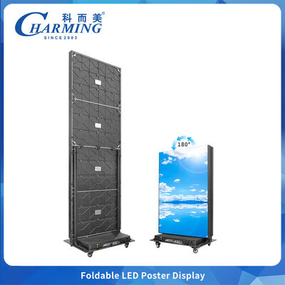 Écran d'affichage à LED SMD2020 P2.5 pliable à angle intérieur 180°