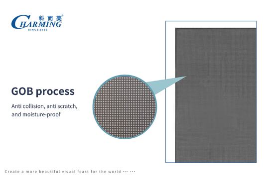 Écran d'affiche LED pliable avec technologie GOB à taux de rafraîchissement élevé et contrôle mobile intelligent