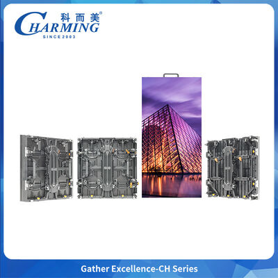 Affichage commercial LED extérieur 500*500mm P3.91 Ip65 Armoire imperméable à l'eau et à la poussière Panneaux phares de haut de gamme Location Ch-H-Flexible