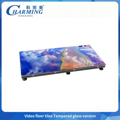 65536Dot/m2 Affichage LED de la piste de danse P3.91 avec verre trempé Version 14-16 Bit Grain Level