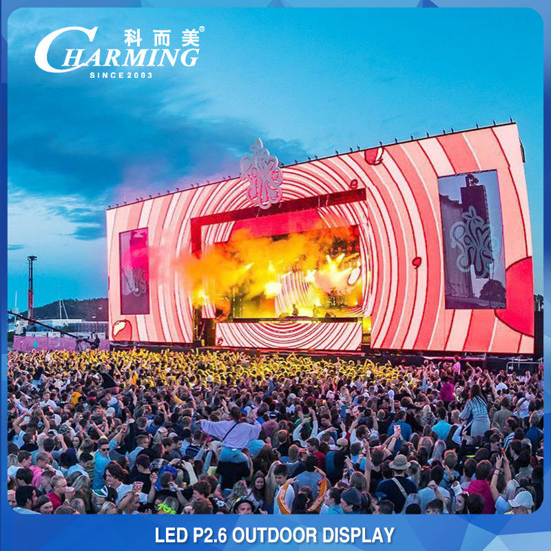 Affichage LED 4K P2.6 Scène Location Extérieur Affichage LED Vidéo murale