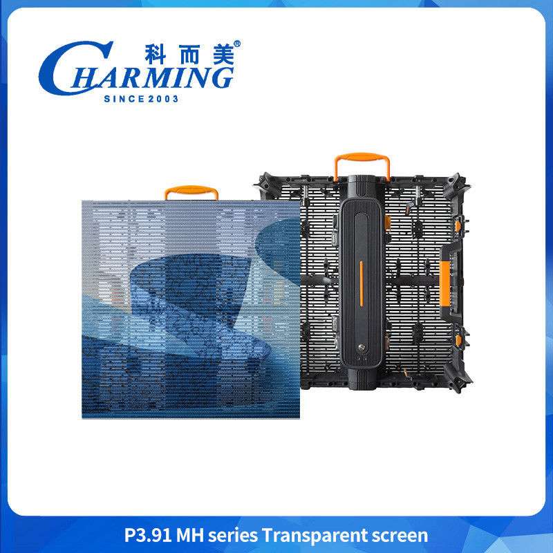 Écran extérieur LED 4K ultra léger, imperméable à l'eau IP65 haute transparence P3.91-7.81