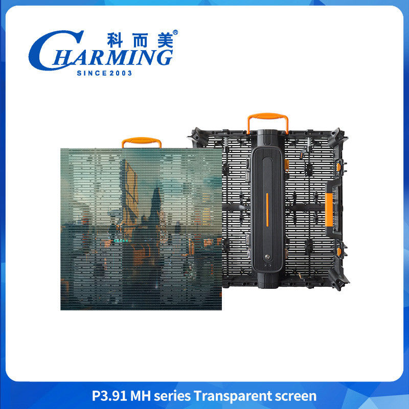 P3.91 Affichage à LED 3840hz Transparent Extérieur Affichage à LED Vidéo Sur Paroi Pour Affichage