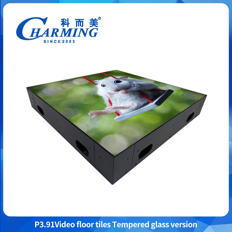 Produit d'équipement de scène en Chine GOB Artisanat de verre Scène vidéo Led Dance Floor 3840Hz Stand Portable Dance Floors LED Display