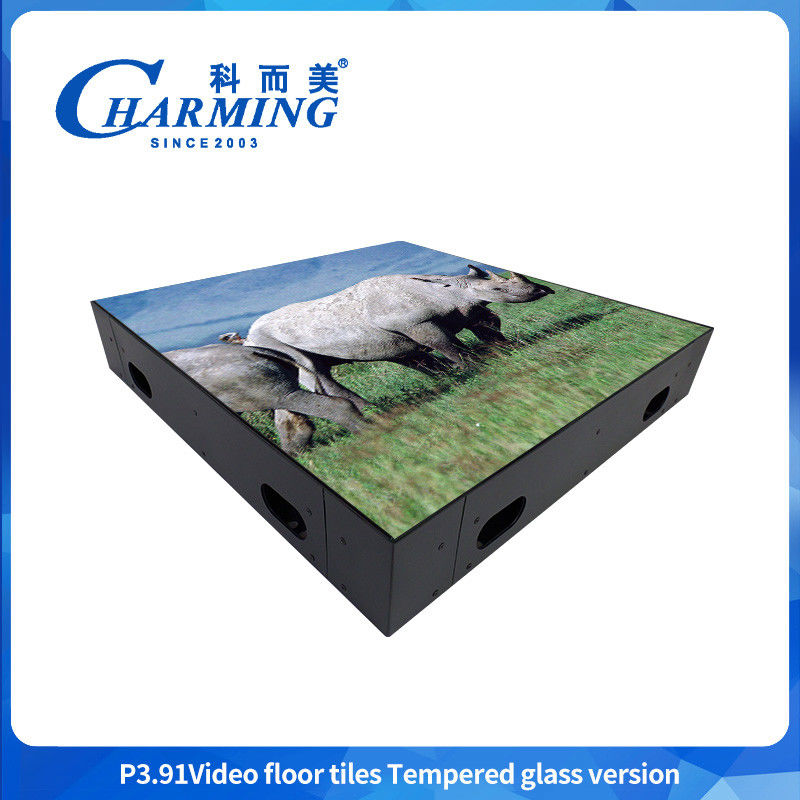 500X500Mm Intérieur P3.9 Vidéo Led Mur Scène de danse Plancher Led Affichage Vidéo Carreaux Écran Pour les événements de bar Salon