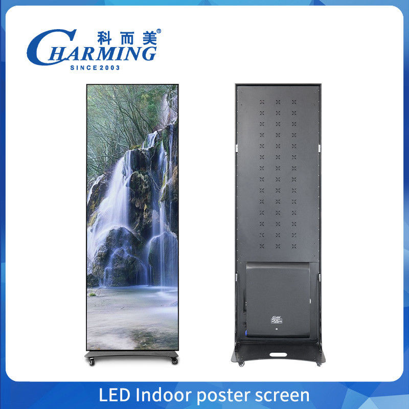 Affichage d'affiche LED à l'intérieur en pleine couleur P2.5 P1.86 P2 Écran Wifi USB Display d'affiche LED numérique publicitaire