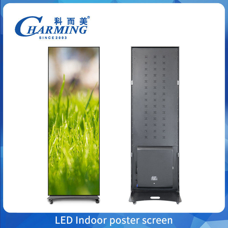 Affiche à couleur entière à LED HD à l'intérieur Affiche à LED P1.86 P2 P2.5 P3 Écran numérique debout