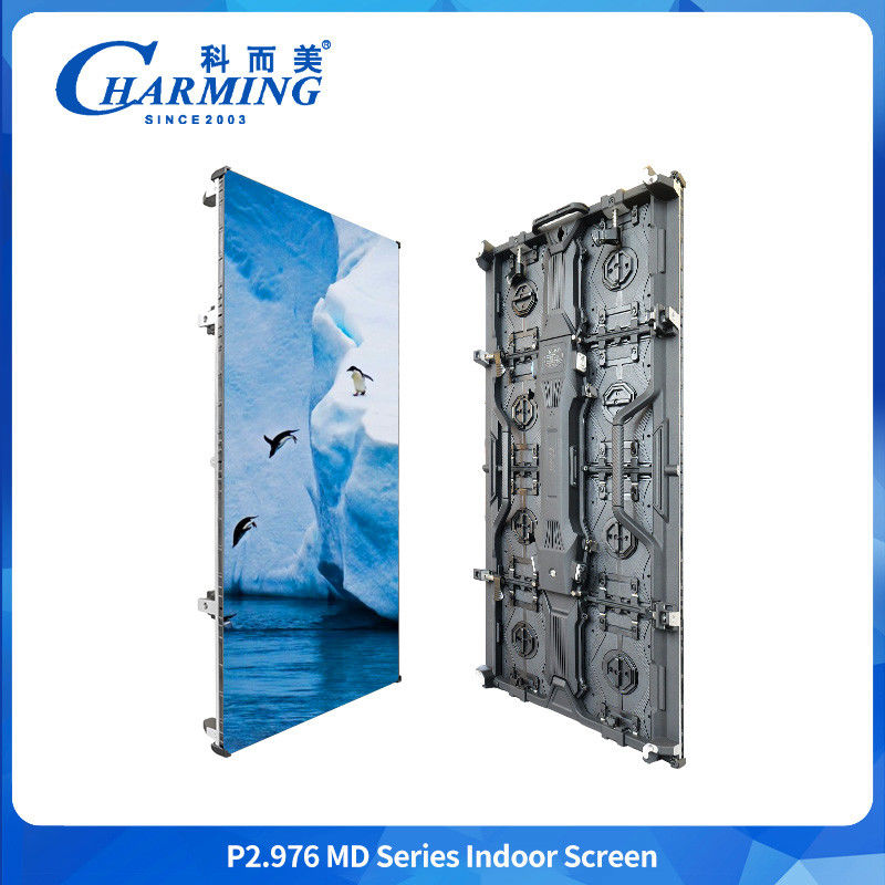 N'importe quelle forme de mur vidéo LED série P2.98 MD Écran intérieur Fonctionnalité solide Affichage numérique