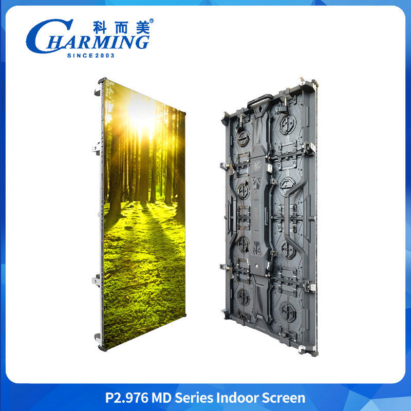 Écran à LED flexible Écran incurvé intérieur P2.98 Service avant 7680HZ Mur vidéo à LED