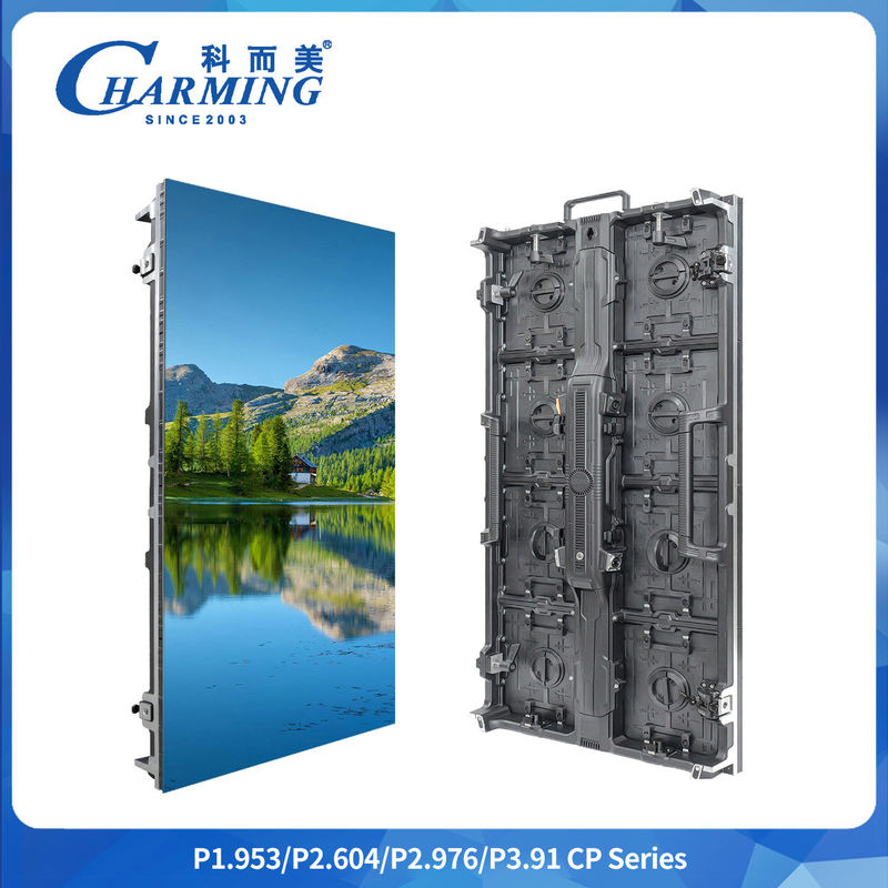 Taux de rafraîchissement de haute définition P1.9-3.91 7680hz Série Cp 500*500/1000mm Location de splicing en étages Regula incurvée extérieure et intérieure Flexible Led Video Wall