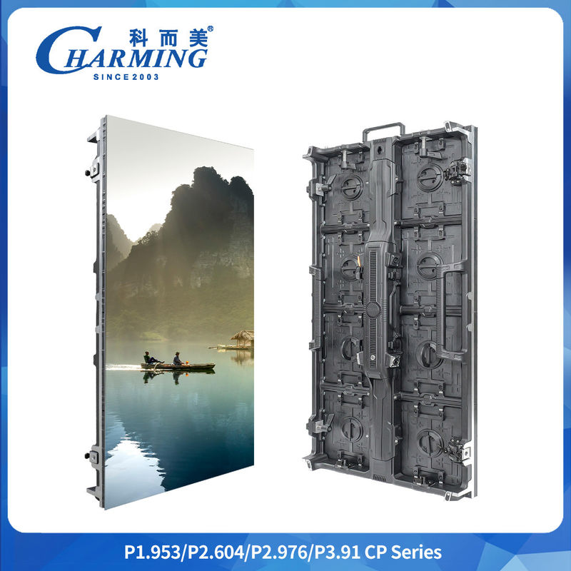Fourniture d'usine P2.6-3.91Alliage d'aluminium Couleurs complètes 3d courbe 4k 4500Cd Affichage vidéo intérieur Événements publicitaires commerciaux Écran LED
