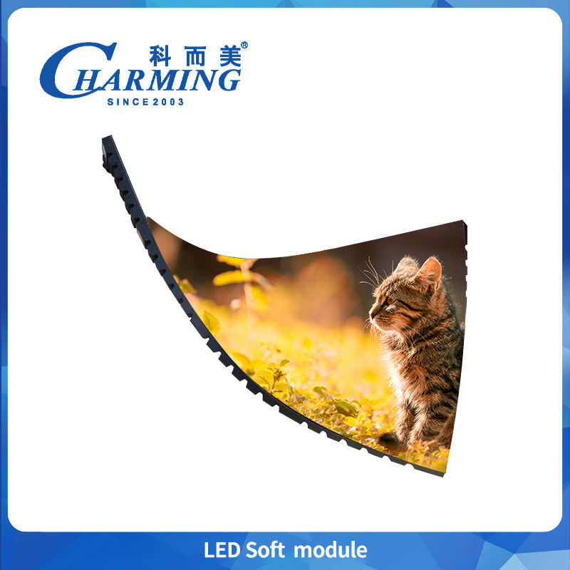 Module souple LED Écran LED Taux de rafraîchissement élevé Affichage lumineux anti-ambiant Personnalisable Flexible