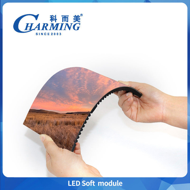 Affichage à LED flexible Module à LED doux Affichage publicitaire à LED incurvé Pour l'intérieur P1.86 P2 P2.5 P3