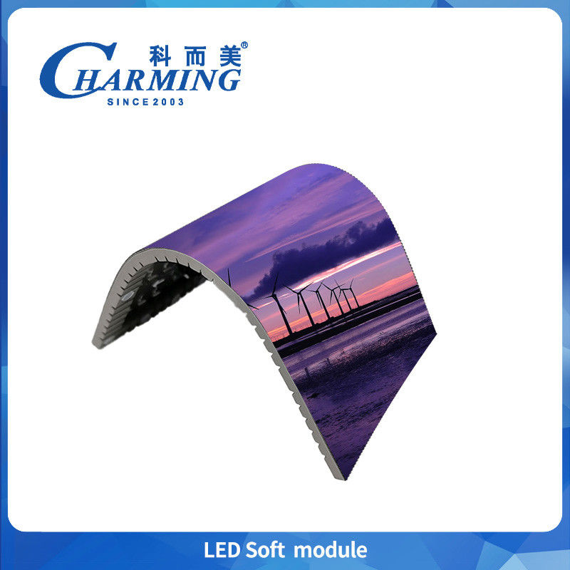 Produit de l'usine P4 Panneau flexible 16 bits Micro pleine couleur 3d courbe 4k Affichage vidéo intérieur Événement publicitaire commercial Écran LED 6W