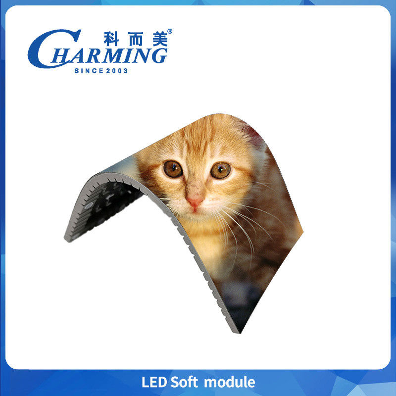 Charmant 7680Hz Taux de rafraîchissement élevé HD Module magnétique LED P2 P2.5 P3 P3.076 P4 Modules d'écran LED Intérieur Écran d'affichage LED flexible