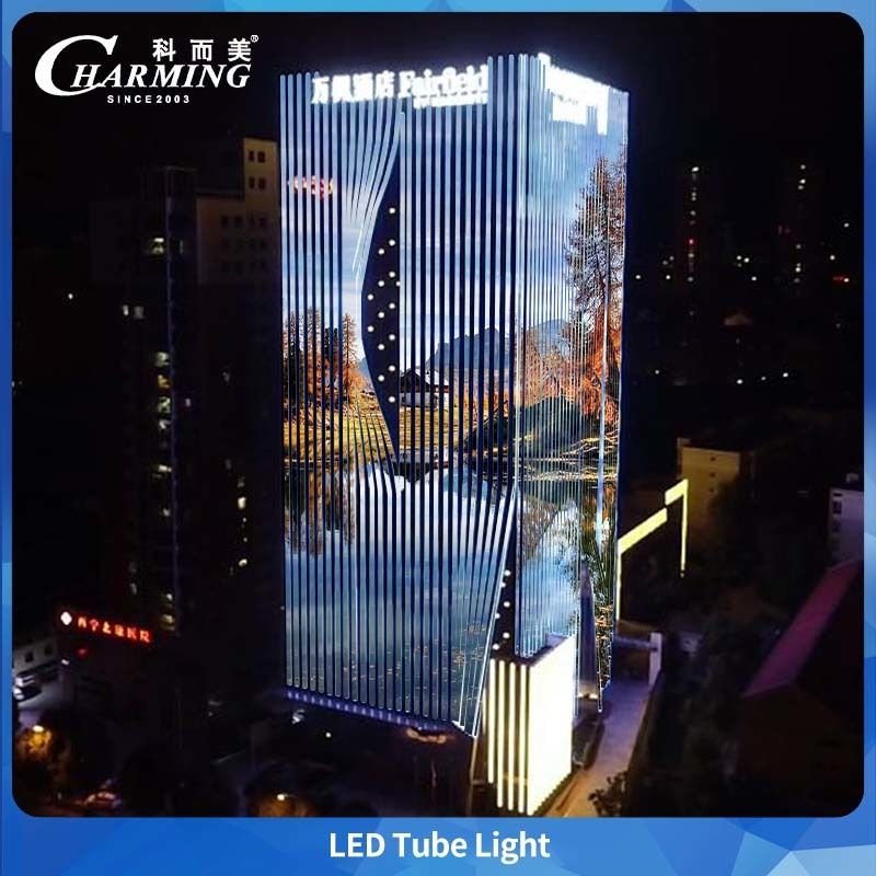 Tube lumineux à LED en matériau PC étanche IP65, luminaire étanche à LED, vente chaude en extérieur
