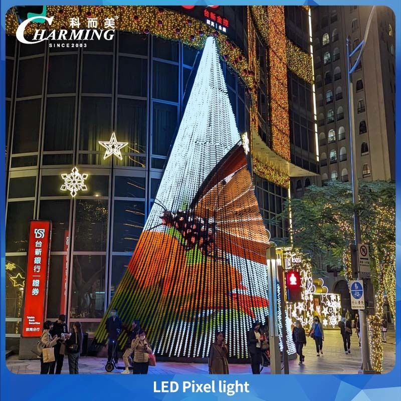 Charmante marque Pixel Light avec pleine couleur RGB IP66 Utilisation pour l'éclairage du bâtiment et l'éclairage du pont