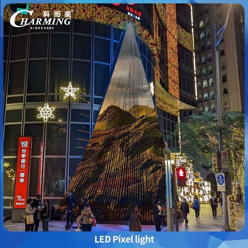 L'éclairage de bâtiment extérieur à LED à pixel LED SPI