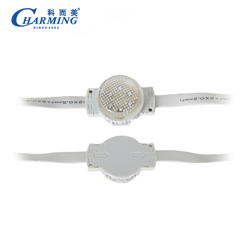 IP66 imperméable à l'eau haute luminosité LED Pixel Light 40x27.3mm Point Light 40D pour Noël et la décoration de bâtiments