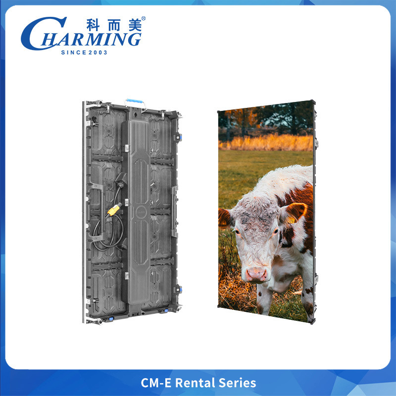 Armoire en alliage d'aluminium de 79 mm Affichage LED de location CM-E avec signal dans le dicteur HUB Pour les événements de concert