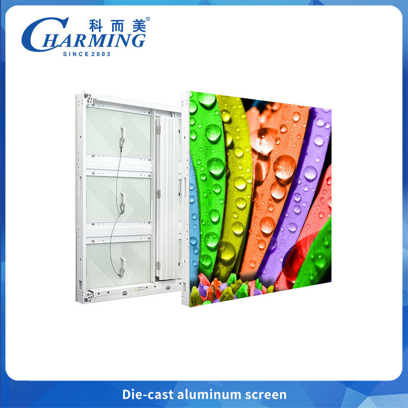 P5.7 Écran LED mince avec profil ultra-mince IP65 et 77 mm, idéal pour les installations extérieures