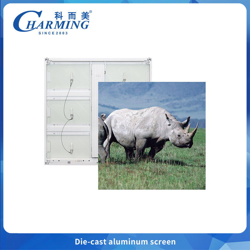 P4.44 Affichage extérieur LED en aluminium moulé sous pression - Conception à haut contraste et entretien avant/arrière