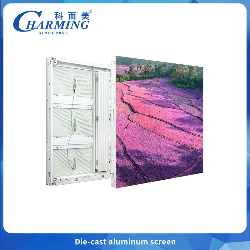 Écran LED en aluminium moulé sous pression P6.66 – Contraste élevé, assemblage en arc de 90°, IP65 pour les médias et événements en extérieur