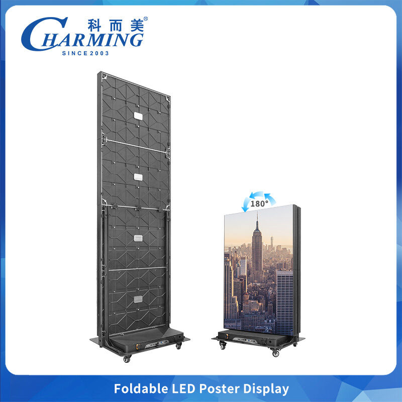 Écran LED pliable peu encombrant P1.86 P2 P2.5 Affichage avec un volume d'emballage réduit de 25 % pour la location de scène