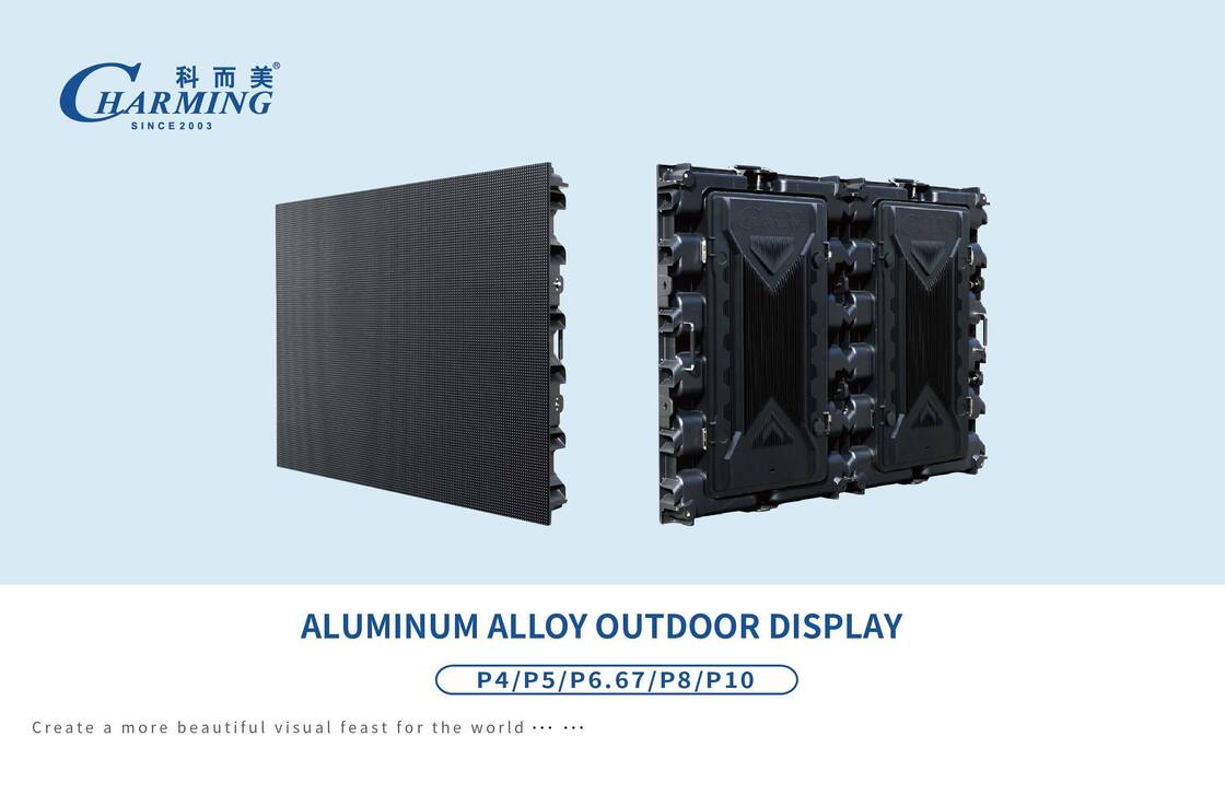 Écran d'affichage vidéo LED extérieur IP65 en alliage d'aluminium imperméable à l'eau P4 Grise élevé niveau 7680hz