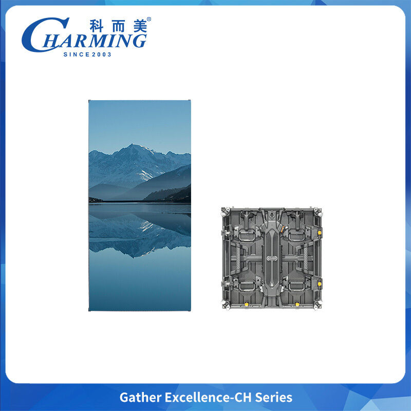 Location d'écran LED avec conception légère et installation rapide, idéal pour les salons professionnels et les événements d'entreprise
