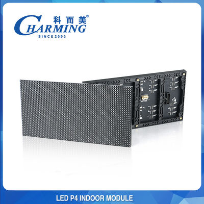 Modules d'affichage à LED d'intérieur polychrome P4 fixes 64x32 SMD2020