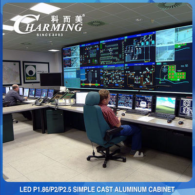 Mur visuel sans couture de lancement fin d'IP42 HD, écran universel d'affichage à LED d'intérieur